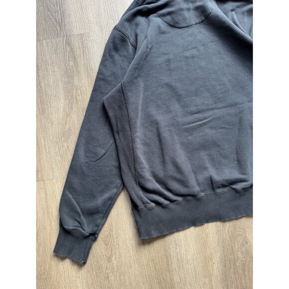 Rare Vintage Y2K Nike Mini Swoosh Black Hoodie Sweater Large Sports Gym Run - Picture 9 of 13